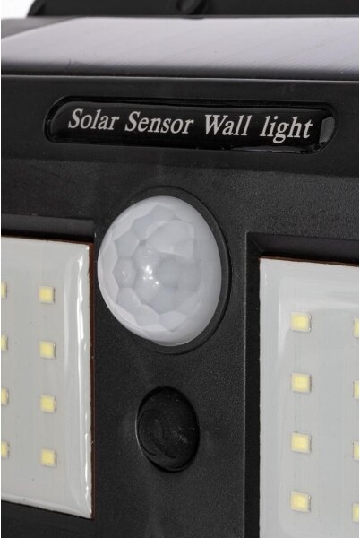 LED соларна стенна лампа със сензор LED/1,2W/3,7V 1200 mAh IP44