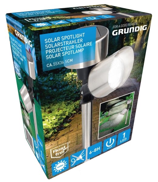 Grundig - LED соларна лампа LED/1,2V 40 mAh