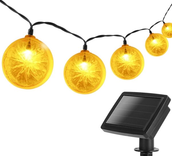 Aigostar - LED соларна верига 10xLED/3,8м IP44 топла бяла светлина