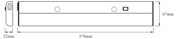 Osram - LED подшкафно осветително тяло LINEAR LED/5W/230V 4000K 37 cm сребристо