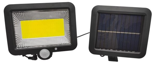 LED Соларен прожектор със сензор DUO LED/1W/3,7V 1200 mAh IP44