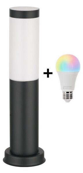 Brilagi - LED RGBW външна лампа 1xE27/9W/230V 40 см IP44 черна
