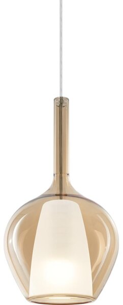 Ideal Lux - Висяща лампа на кабел KALIQUE, 1xE27/42W/230V, Ø 18 см, димно бежова