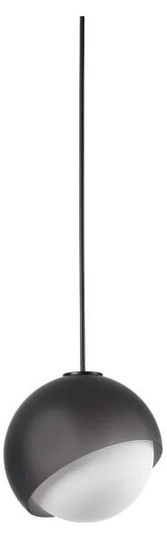 Ideal Lux - Висяща лампа на кабел BLOOM, 1xE27/42W/230V, Ø 17 см, черна