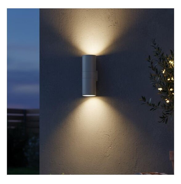 Ideal Lux - Външно стенно осветително тяло GUN 1xE27/60W/230V 31 см IP54 сиво