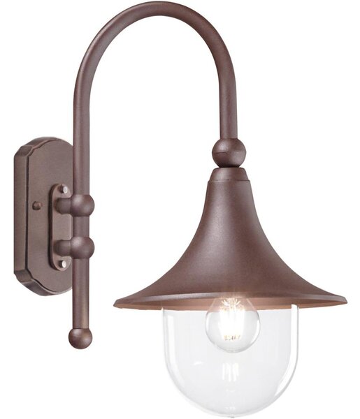 Ideal Lux - Външна стенна лампа CIMA 1xE27/52W/230V IP43 кафява