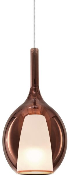 Ideal Lux - Висящ полилей на кабел KALIQUE 1xE27/42W/230V, Ø 18 см, димчато-меден