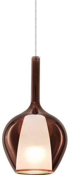 Ideal Lux - Полилей на кабел KALIQUE 1xE27/42W/230V Ø 18 см, димно-меден