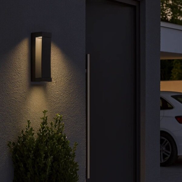 Rabalux 77067 - BRADU LED външна стенна лампа, 13W/230V, IP65, антрацит
