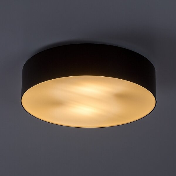 Rabalux 75065 - Външно таванно осветително тяло DOLEN 2xE27/9W/230V Ø 29 см IP43 черно