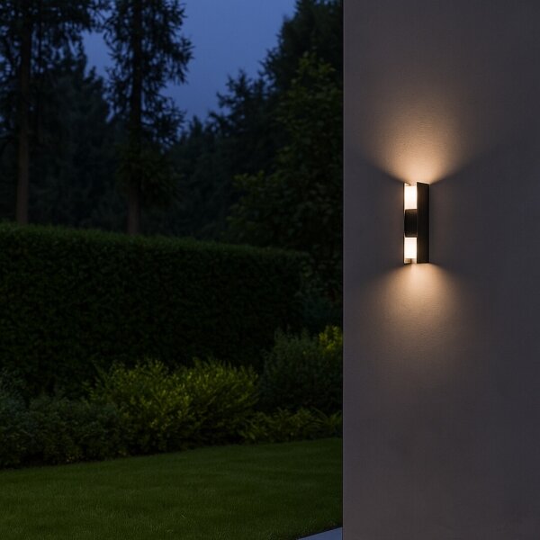 Rabalux 77063 - LED външен стенен осветител KIONI LED/13W/230V IP65 антрацит