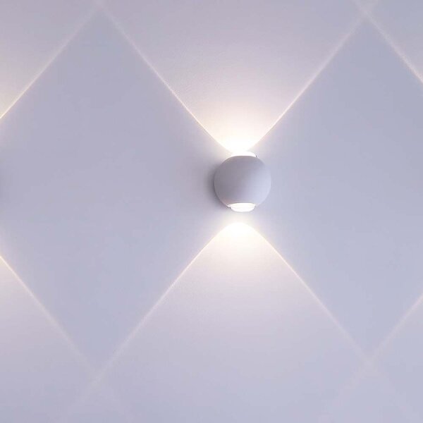 LED Екстериорен аплик LED/2W/230V 4000K IP54 бял