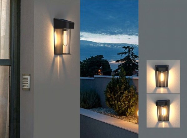 Immax 08498L - LED соларен стенен фенер с сензор LED/2V IP44