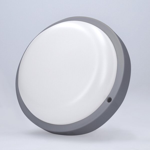 Solight WO750-G- LED Екстериорен аплик LED/20W/230V 4000K IP54 сив кръгла