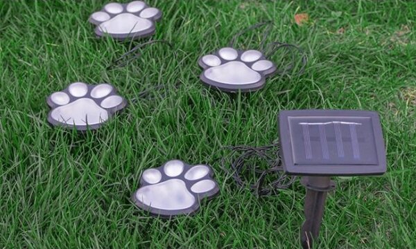 LED Соларна лампа LED/0,14W/2V 600 mAh IP44 лапи