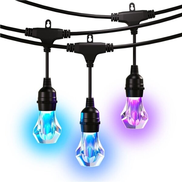 Nanoleaf NF084E00-20SLO- LED RGBWIC Разширителен гирлянд 20xLED 15m Wi-Fi IP65