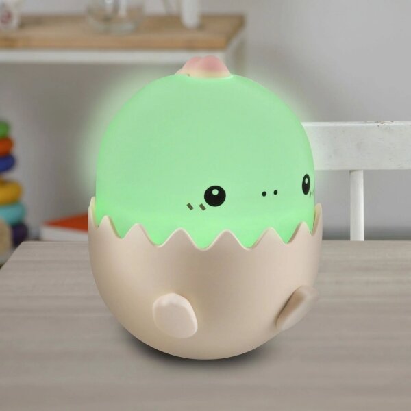 LED RGBW Димируем детски докосване лампа BABY DINO LED/0,75W/5V 1200mAh розов
