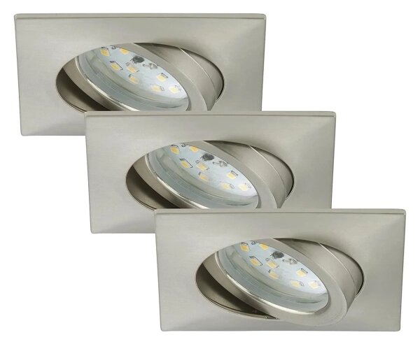 Briloner 7210-032 -К-кт 3x LED Лампа за окачен таван ATTACH LED/5W/230V IP23 хром