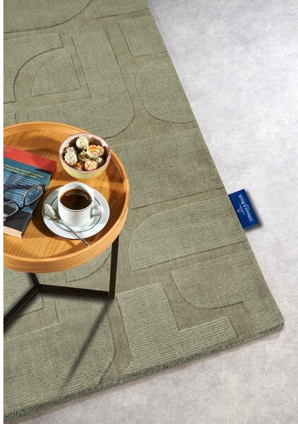 Зелен ръчно изработен вълнен килим 80x150 cm Alexis – Villeroy&Boch