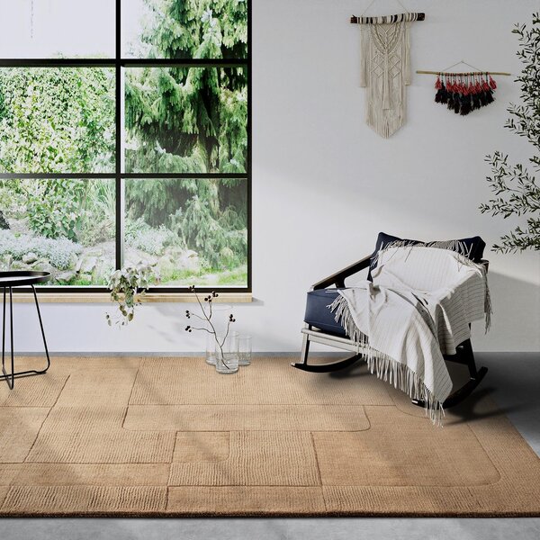 Бежов ръчно изработен вълнен килим 120x170 cm Charlotte – Villeroy&Boch