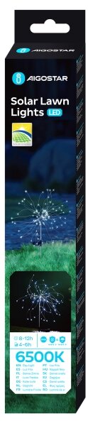 Aigostar - LED Соларна декоративна лампа LED/0,03W/1,2V 88,5 см 6500K IP44
