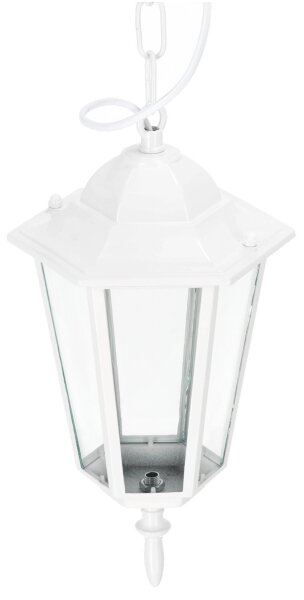 Екстериорен пендел 1xE27/60W/230V IP44 бял