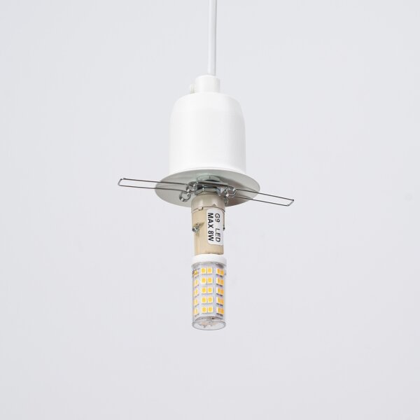 Sollux SL.1357 - Пендел HYPERION 3xG9/8W/230V бял