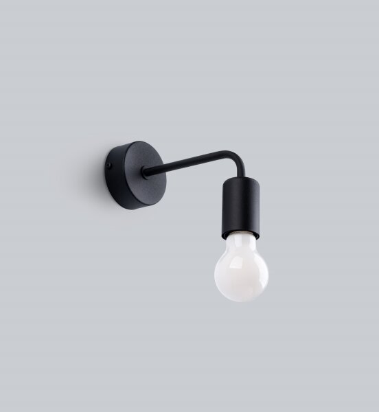 Sollux SL.1449 - Аплик NORAH 1xE27/15W/230V черен