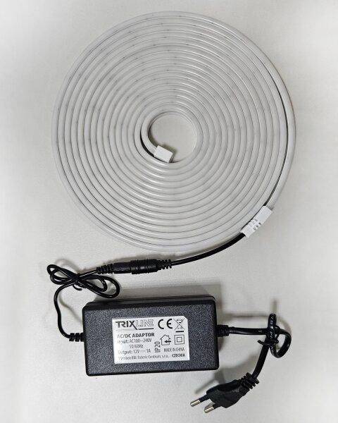 LED Гъвкав лента NEON LED/10W/230V 5 м IP65 бял