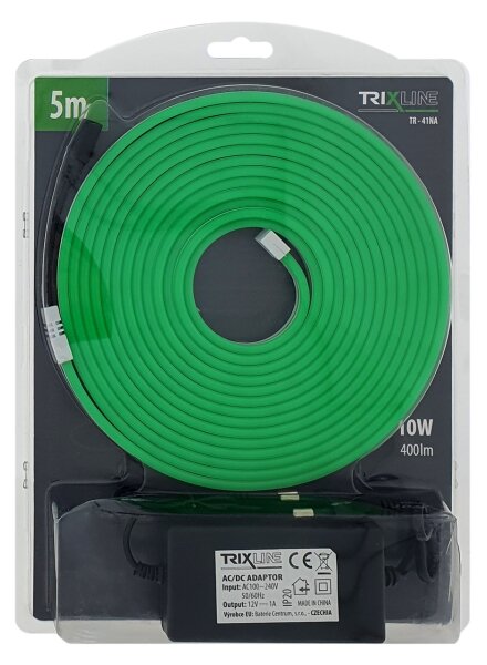 LED гъвкав неонов лента 10W 230V 5м IP65 зелена
