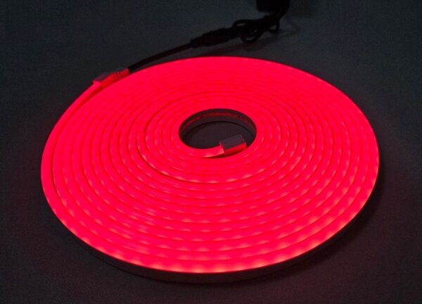LED гъвкав неонов лента 10W 230V 5м IP65 червена