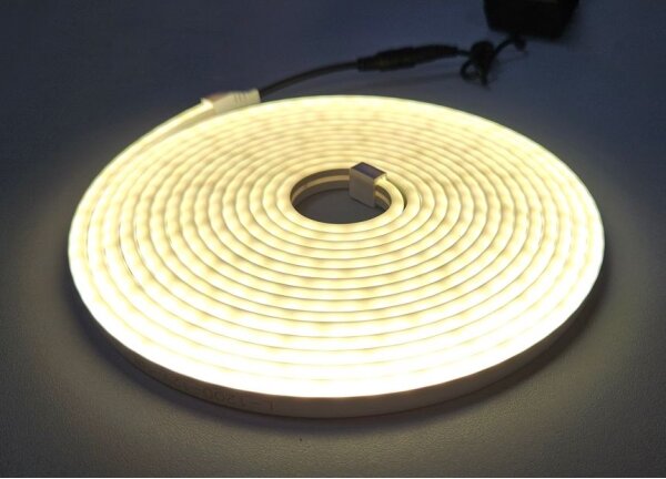LED Гъвкав лента NEON LED/10W/230V 5 м IP65 бял