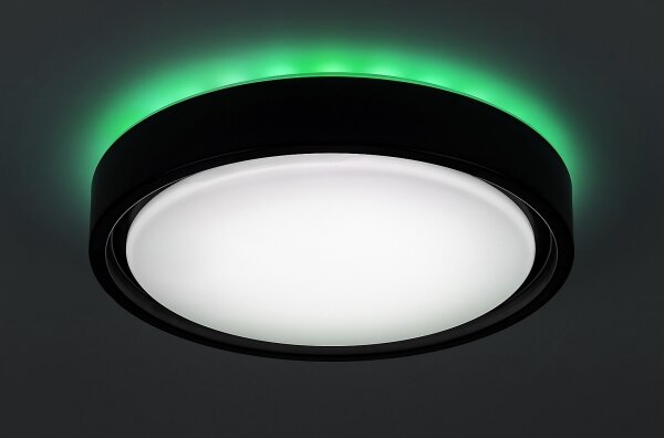 Rabalux - LED RGB димируемо таванно осветително тяло със сензор LED/28W/230V + дистанционно