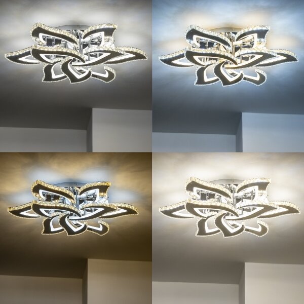 Brilagi - LED Димируем полилей за повърхностен монтаж TWIST LED/180W/230V 3000-6500K + д.у