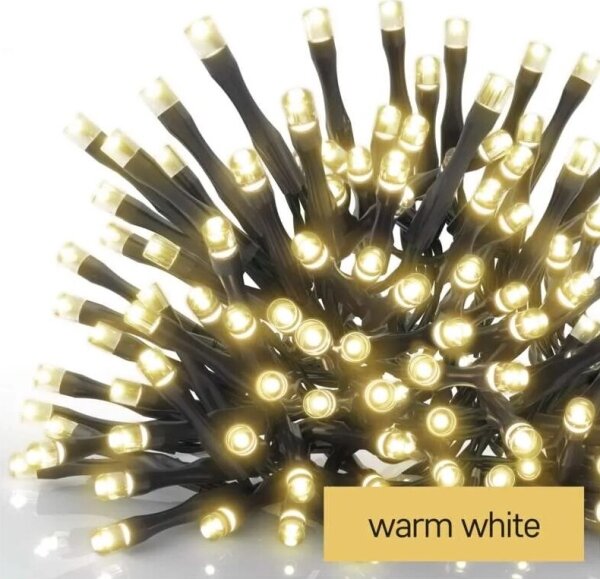 LED външна гирлянда 100xLED/1x2m IP44 топла бяла светлина