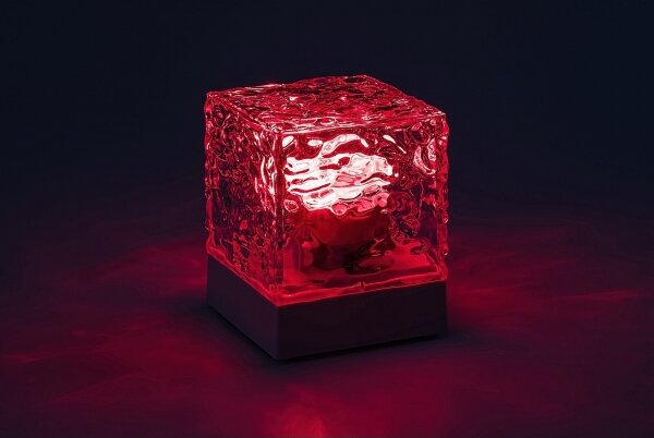 Rabalux 76022 - LED RGB Акумулаторен настолна лампа CUBIKO LED/1W/5V + д.у