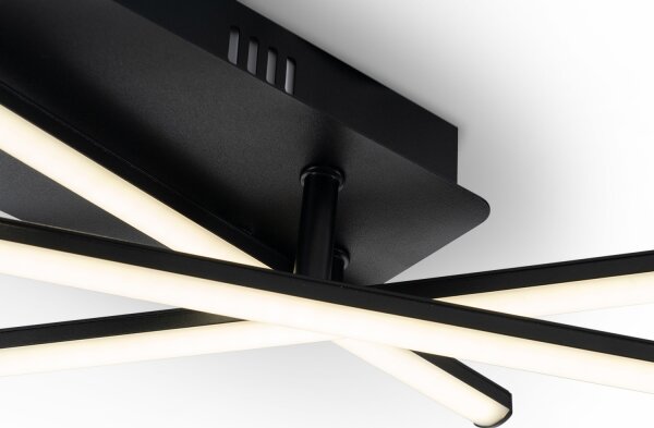 Brilagi - LED таванно осветително тяло STRIPES LED/30W/230V черно