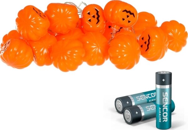 Retlux - LED Декоративна верига HALLOWEEN 20xLED/3xAA/топло бял 3,3 м тикви