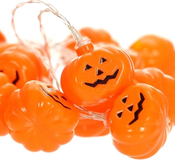 Retlux - LED Декоративна верига HALLOWEEN 20xLED/3xAA/топло бял 3,3 м тикви