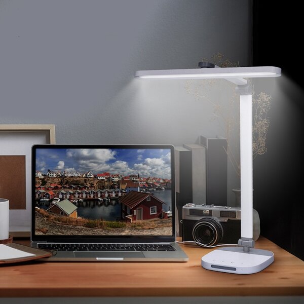 Solight WO65 - LED регулируема настолна лампа с докосване, 10W, 5V, 3000/4000/50