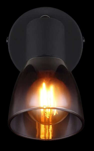 Globo 54312-1 - Спот аплик SATELLA 1xE14/25W/230V черен