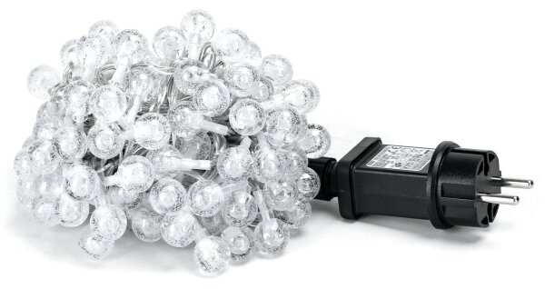 Aigostar - LED външна гирлянда 50xLED/8 функции 8m IP44 студено бяло