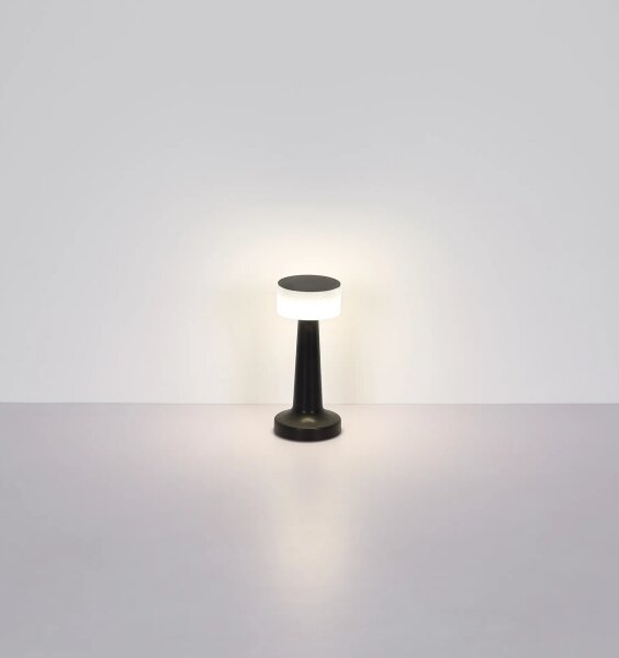 Globo 58447S - LED регулируема настолна лампа ANGELIKA LED/1W/3,7V черна