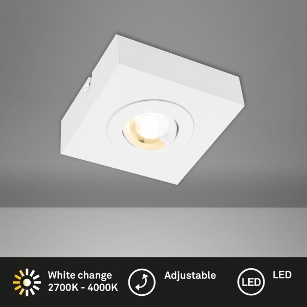 Briloner 3996016 - LED Спот CTS LED/4W/230V 2700/4000K бял