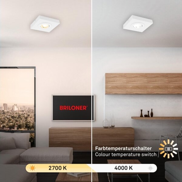 Briloner 3996016 - LED Спот CTS LED/4W/230V 2700/4000K бял