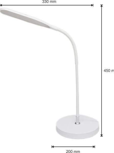 LED регулируема лампа 3в1 LED/10W/230V 3000/4000/6000K CRI 90 бяла