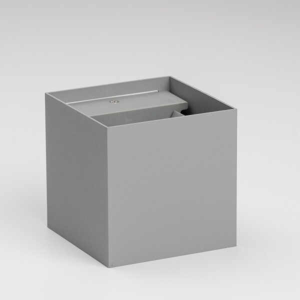 Brilagi - LED Екстериорен аплик CUBE LED/6W/230V сив IP54