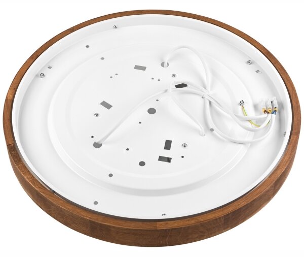 Brilagi - LED таванно осветително CARVALHO SLIM 3xE27/60W/230V дъб череша Ø47 см