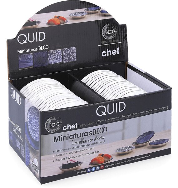 Десертна чиния Quid Chef Керамика Многоцветен (9 cm) (Pack 32x)