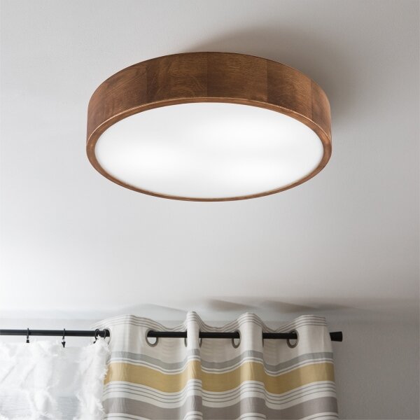 Brilagi - LED таванно осветително CARVALHO 3xE27/60W/230V дъб череша Ø47 см